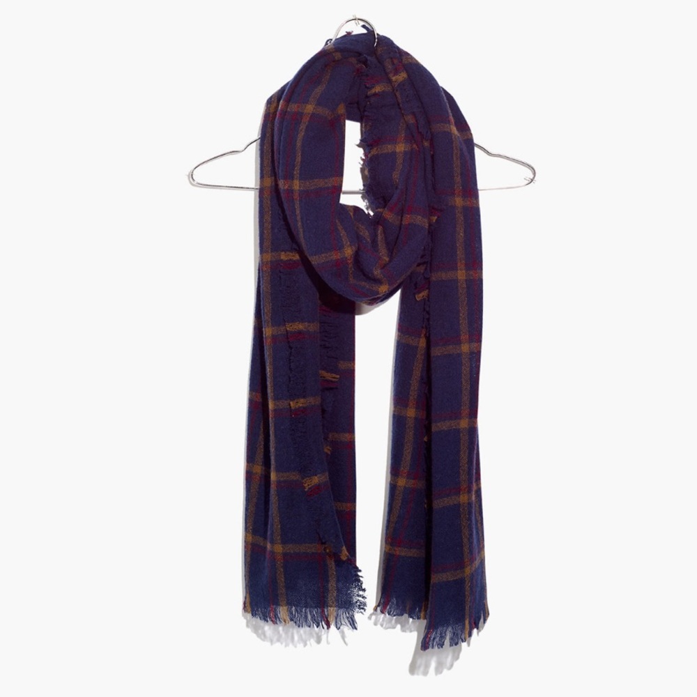 Madewell Northall Wool Plaid Scarf